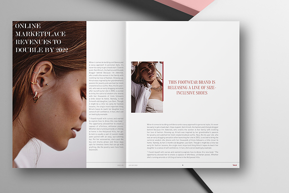TALK | LIFESTYLE MAGAZINE in Magazine Templates - product preview 3