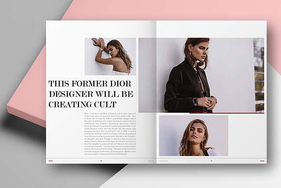 TALK | LIFESTYLE MAGAZINE in Magazine Templates - product preview 6
