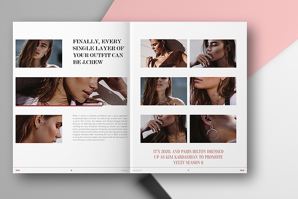 TALK | LIFESTYLE MAGAZINE in Magazine Templates - product preview 9