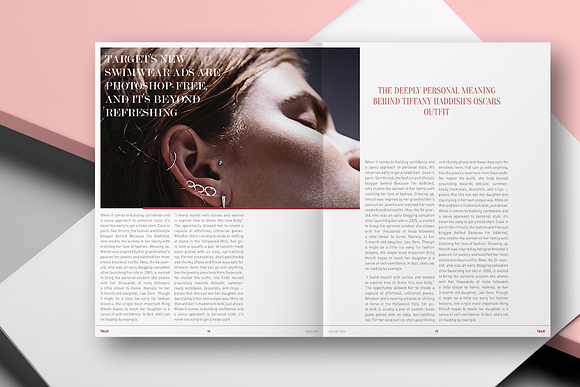 TALK | LIFESTYLE MAGAZINE in Magazine Templates - product preview 10
