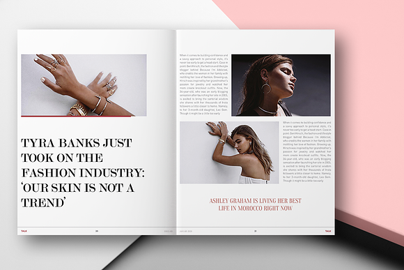TALK | LIFESTYLE MAGAZINE in Magazine Templates - product preview 11