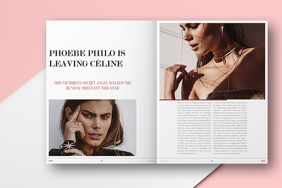 TALK | LIFESTYLE MAGAZINE in Magazine Templates - product preview 12