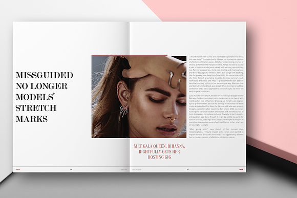 TALK | LIFESTYLE MAGAZINE in Magazine Templates - product preview 13