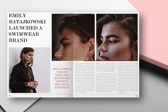 TALK | LIFESTYLE MAGAZINE in Magazine Templates - product preview 16