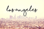 Los Angeles Font Overlay