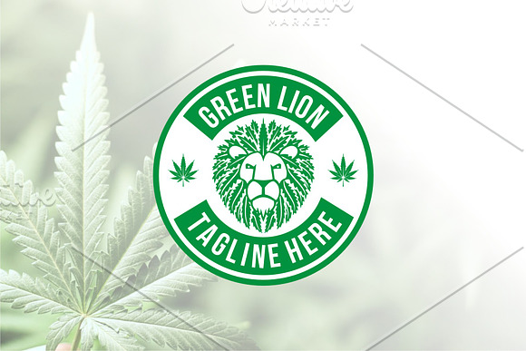 Green Lion in Logo Templates - product preview 1
