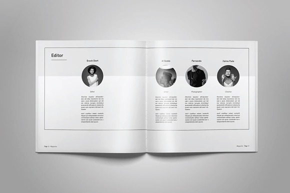 Square Magazine Template Indesign in Magazine Templates - product preview 1