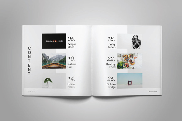 Square Magazine Template Indesign in Magazine Templates - product preview 2