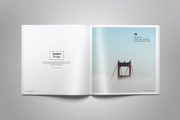 Square Magazine Template Indesign in Magazine Templates - product preview 8