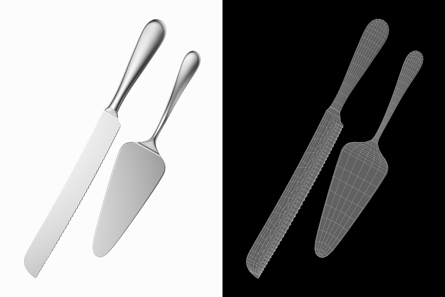Cake Knife and Server Common Cutlery in Appliances - product preview 1