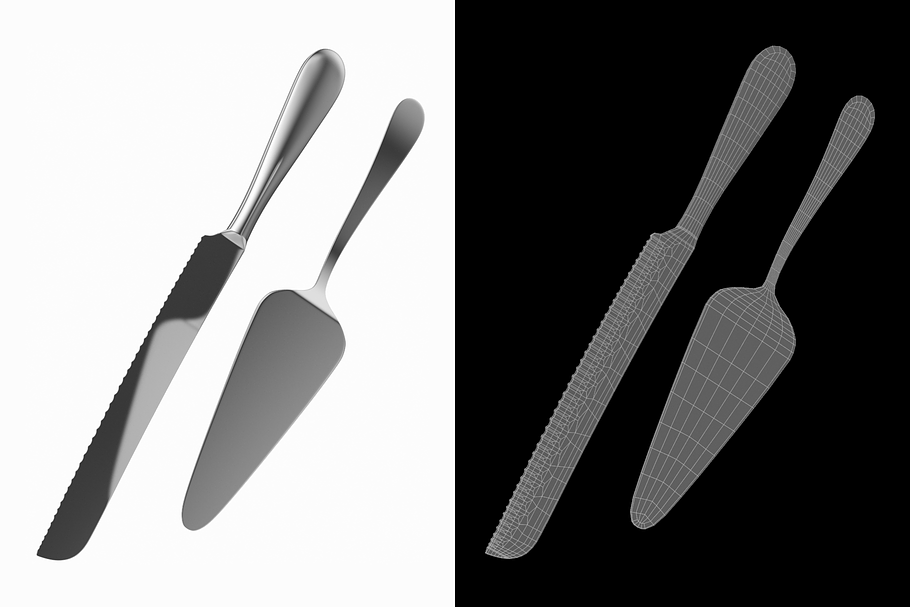 Cake Knife and Server Common Cutlery in Appliances - product preview 2