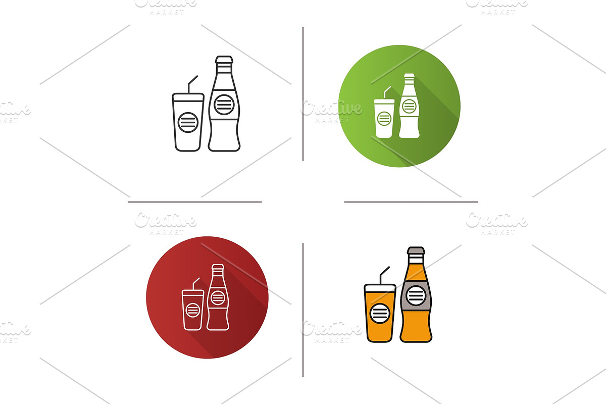Cold drinks icon in Icons - product preview 8