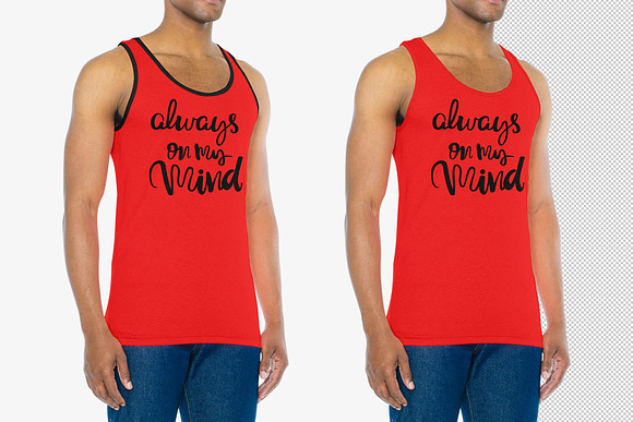 Tank Top Mock-Up (African Model) in Product Mockups - product preview 2