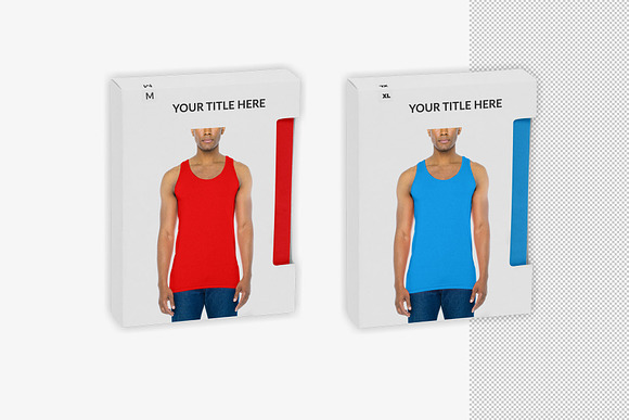 Tank Top Mock-Up (African Model) in Product Mockups - product preview 5