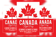 Canada Day Party Poster