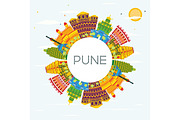 Pune India Skyline 