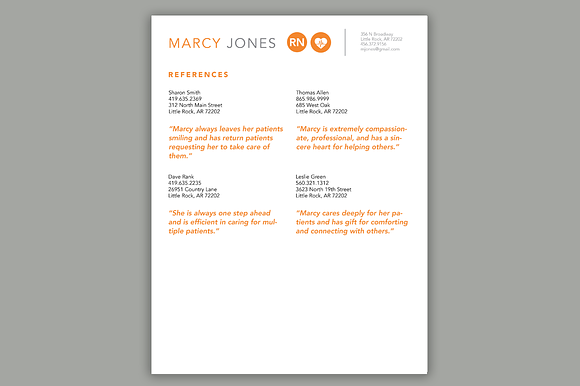 Nurse Resume, Cover Letter Template in Letter Templates - product preview 4