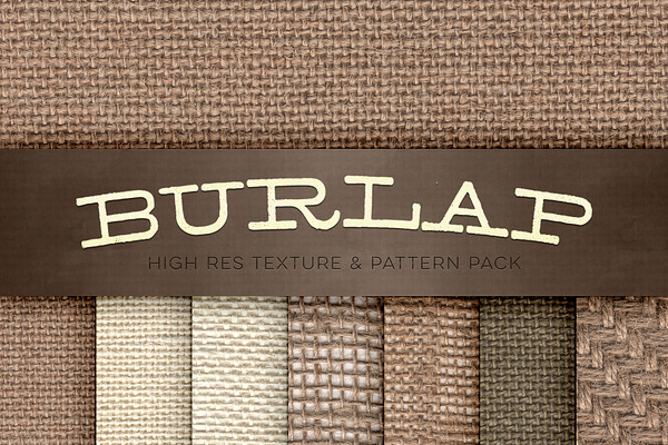 Burlap Texture & Pattern Pack