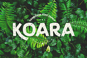 Koara / handmade font family