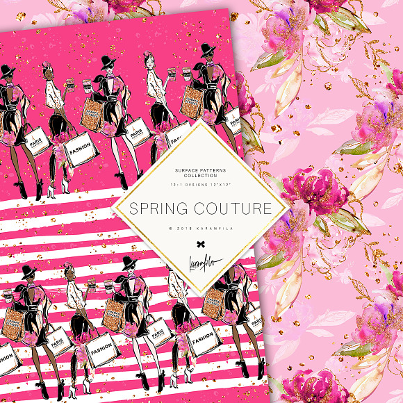 Spring Fashion Floral Patterns in Patterns - product preview 4