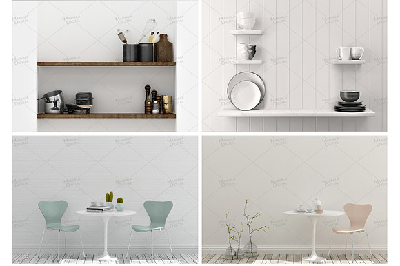 Kitchen Wall Images Bundle  in Product Mockups - product preview 4