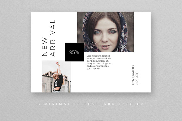 Fashion Postcard Templates in Postcard Templates - product preview 1