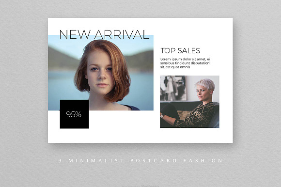 Fashion Postcard Templates in Postcard Templates - product preview 5