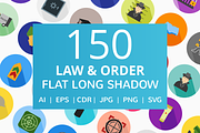 150 Law & Order Flat Icons