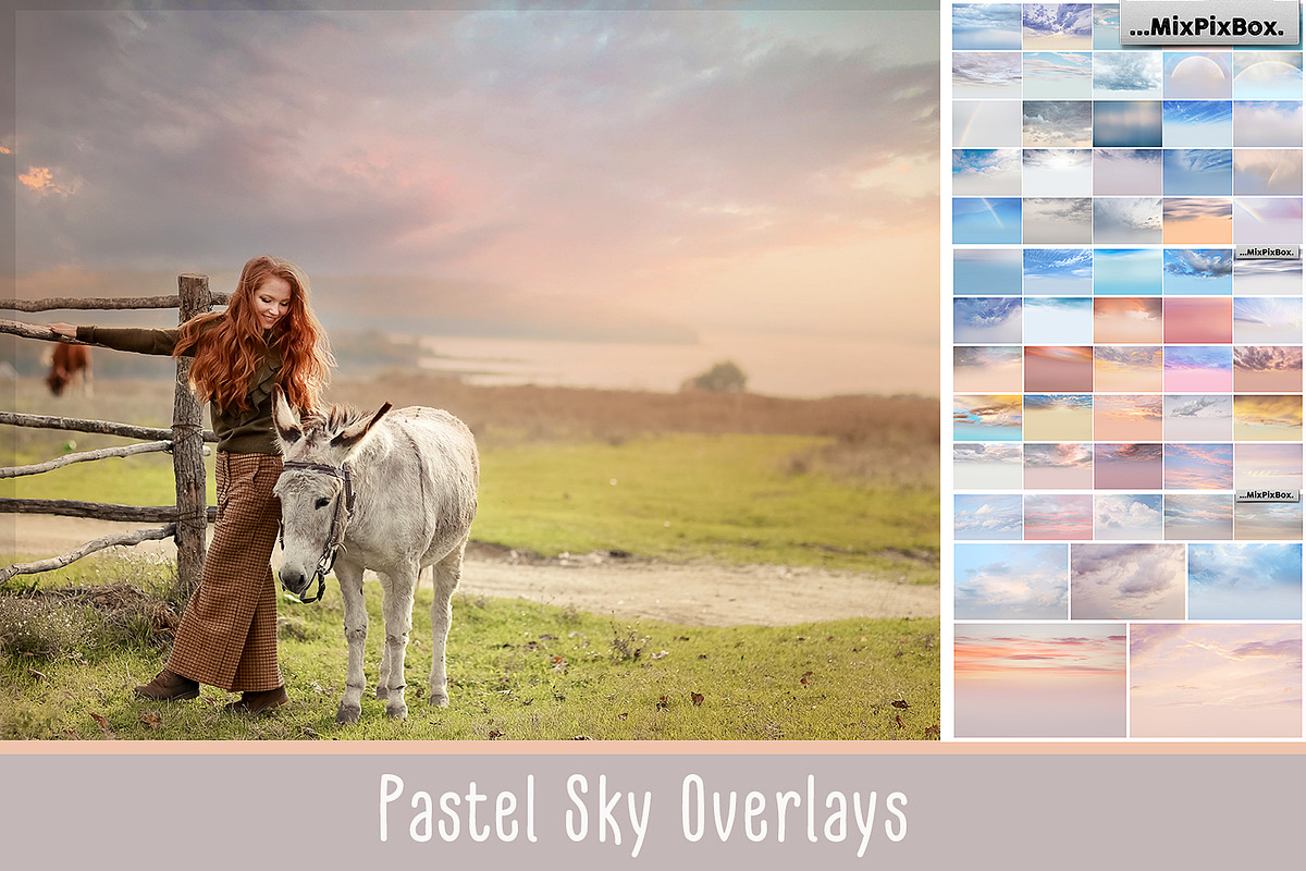Pastel sky overlays in Photoshop Layer Styles - product preview 8