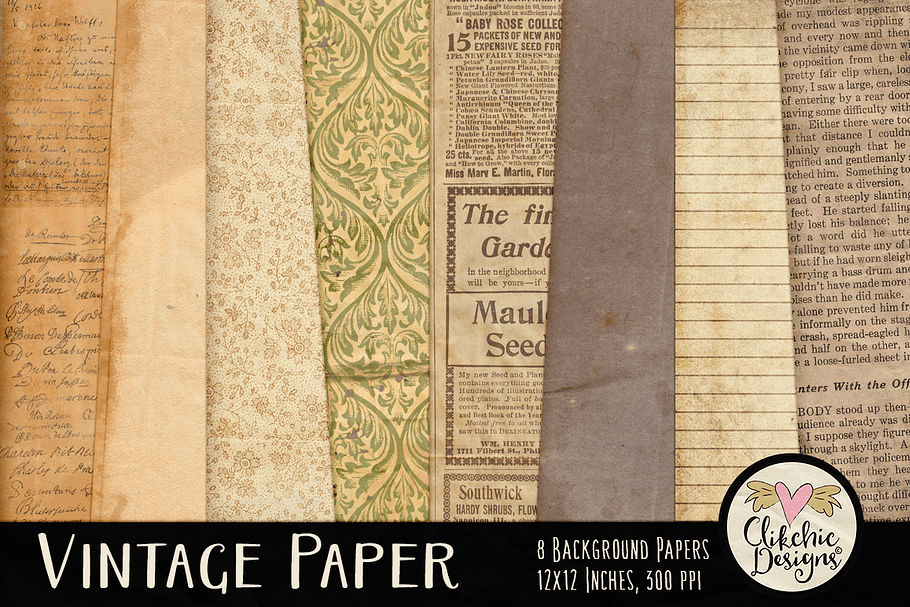 Vintage Paper Background Textures