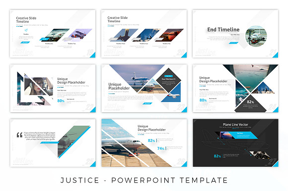 Justice - Airplane Presentation  in PowerPoint Templates - product preview 4
