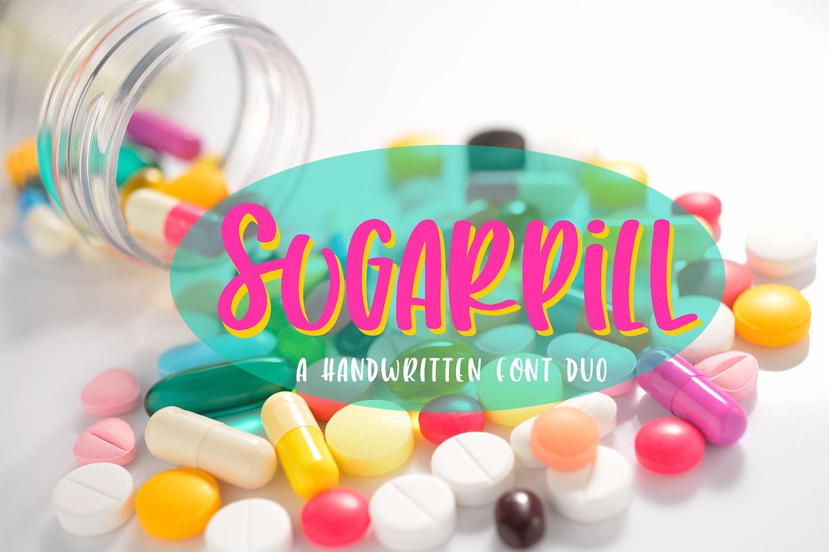 Sugarpill Font Duo in Display Fonts - product preview 8
