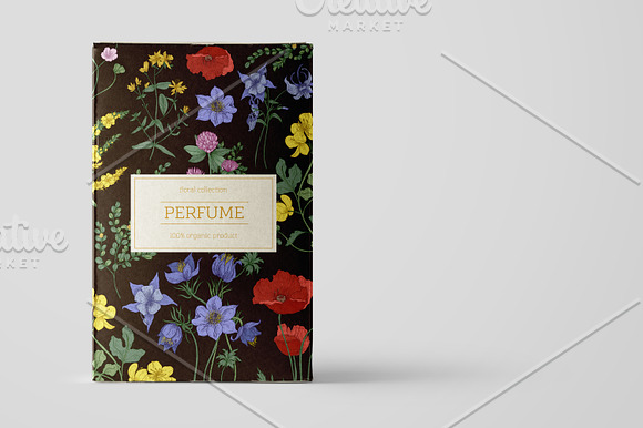 Blooming wild flowers in Illustrations - product preview 8