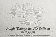Magic Vintage Hot Air Balloon