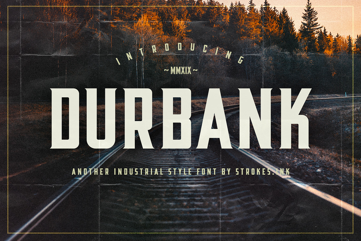 Durbank - Industrial Style Font in Sans-Serif Fonts - product preview 8