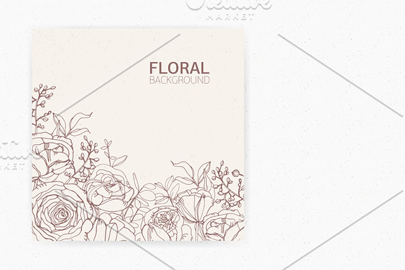 Floral backgrouns in Objects - product preview 2