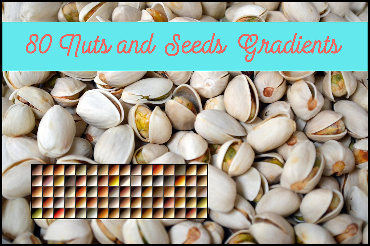 Nuts and Seeds Gradients in Photoshop Gradients - product preview 8