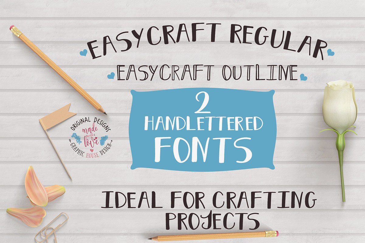 Easycraft 2 Fonts Regular - Outline in Sans-Serif Fonts - product preview 8