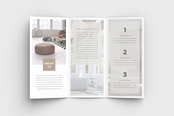 Lynx Trifold Brochure in Brochure Templates - product preview 6