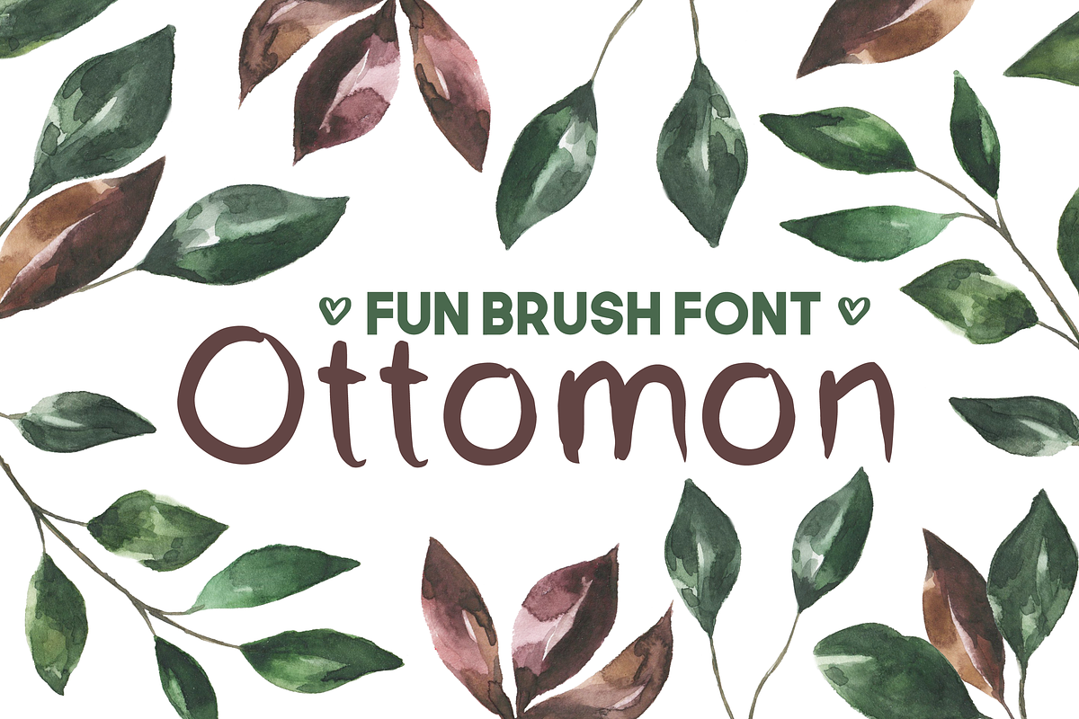Ottomon Handwritten Brush Font in Display Fonts - product preview 8