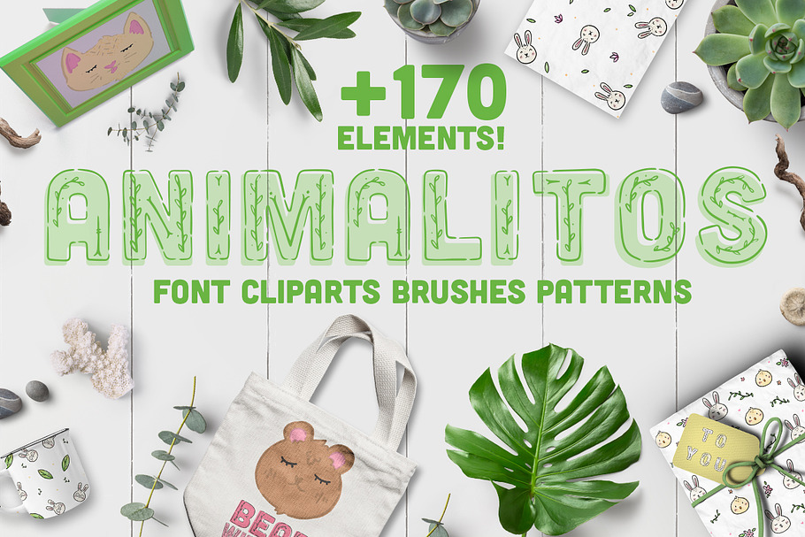 Animalitos BUNDLE! - +170 elements! in Illustrations - product preview 8