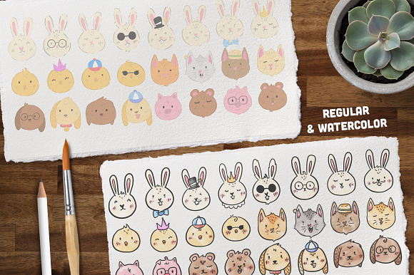 Animalitos BUNDLE! - +170 elements! in Illustrations - product preview 3