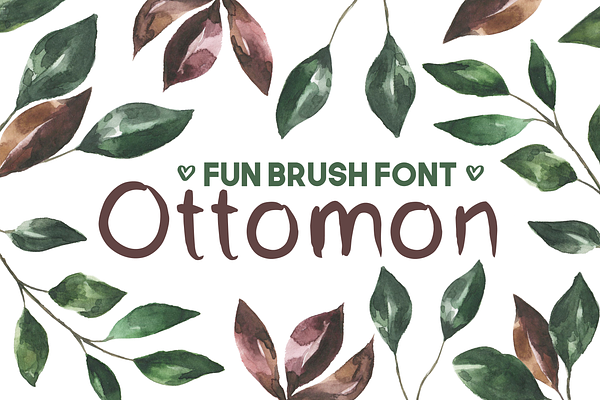 Ottomon Sans Serif Brush Font