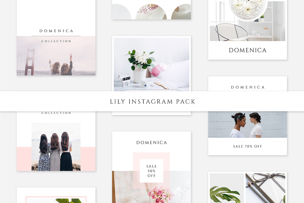 Lily Instagram Pack in Instagram Templates - product preview 8