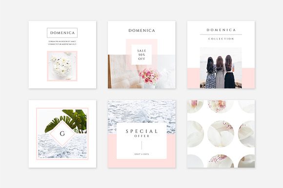 Lily Instagram Pack in Instagram Templates - product preview 1