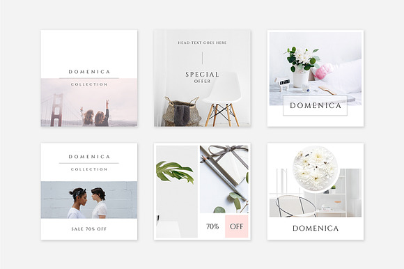 Lily Instagram Pack in Instagram Templates - product preview 2