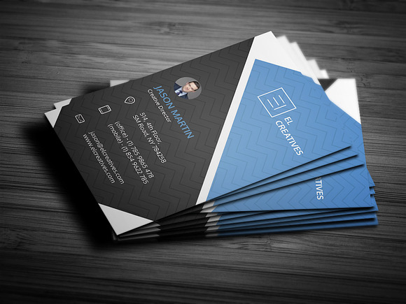 Prime Individual Business Card in Business Card Templates - product preview 2