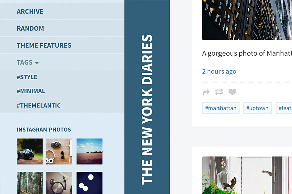 Uptown Tumblr Theme in Tumblr Themes - product preview 3