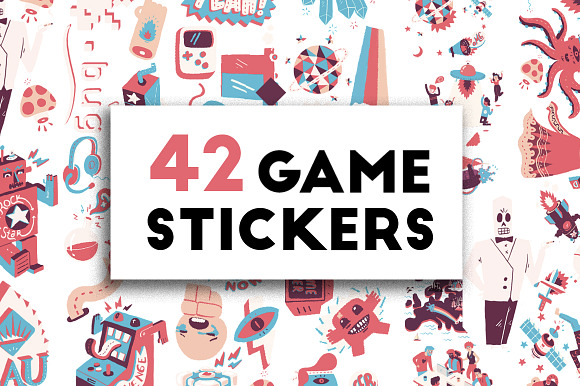 Icons & Stickers Emoticons Set in Graphics - product preview 6