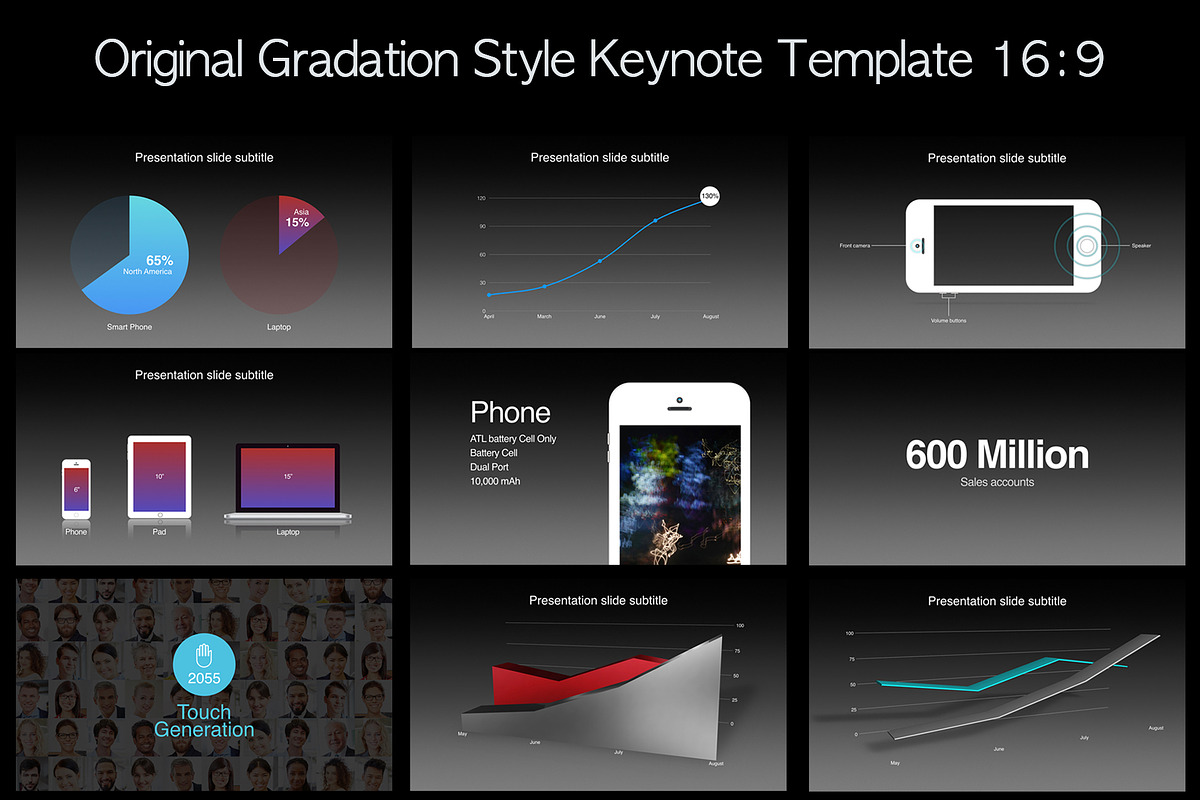 Apple Keynote Template in Keynote Templates - product preview 8